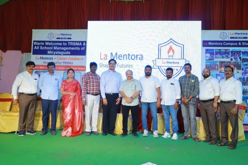 La Mentora Empowers Over 1,200 Class 10 Students Through Motivational, Career Counselling and Road Safety Awareness Program in Miryalaguda