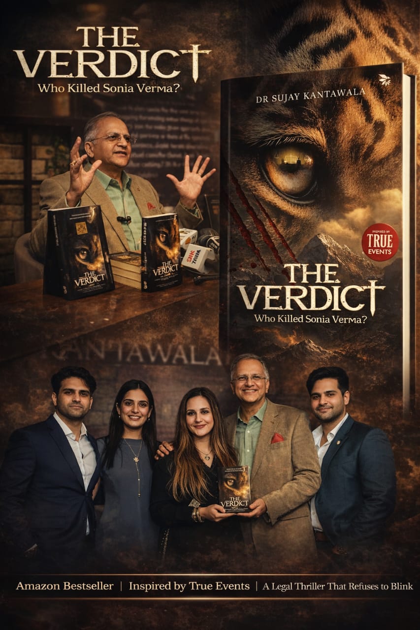 From Delhi World Book Fair Debut to Amazon Charts: Dr. Sujay Kantawala’s The Verdict Gains National Momentum