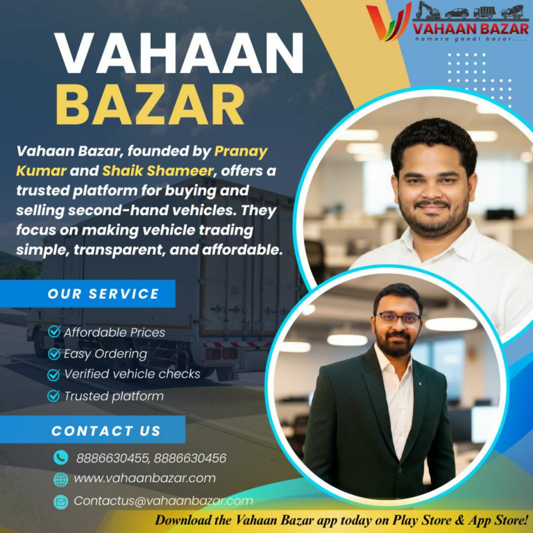 Vahaan Bazar: Transforming India’s Used Commercial Vehicle Ecosystem