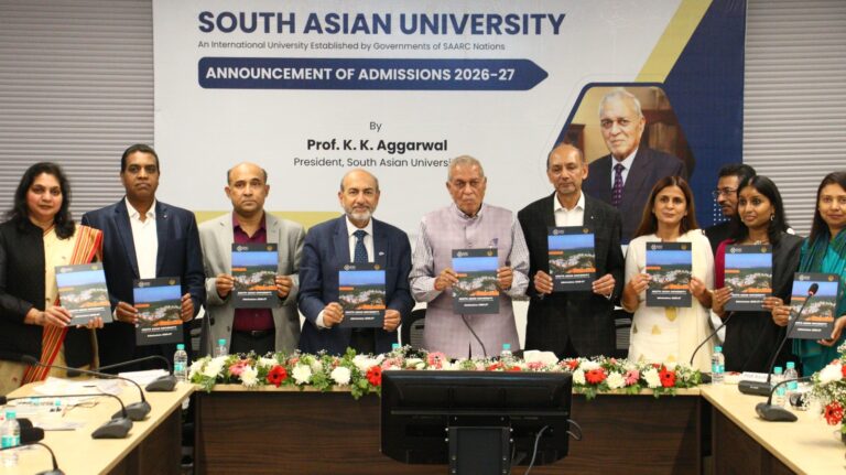 South Asian University (SAU) Expands Academic Offerings and Opens Admissions for 2026-27