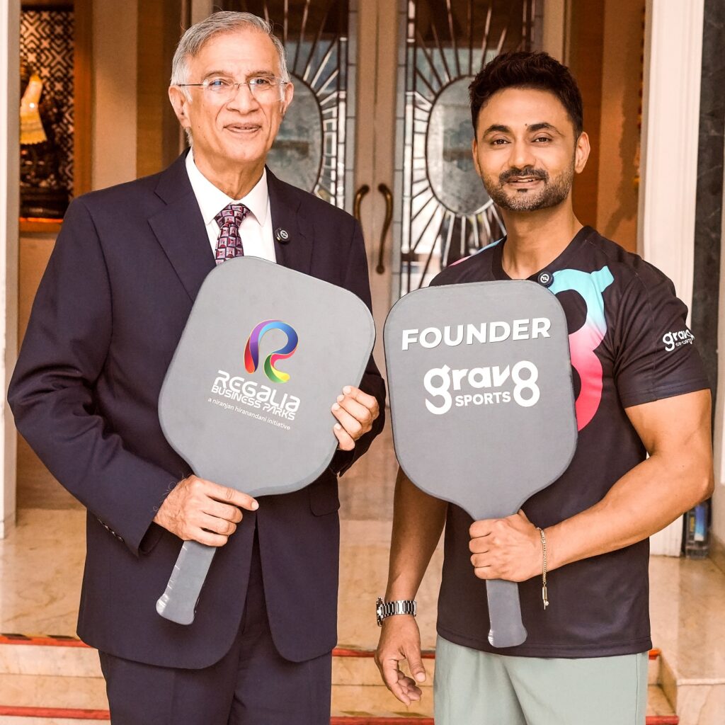 Hiranandani Group’s Regalia Business Parks Joins Hands with Grav8 Sports for India’s First CXO Pickleball League