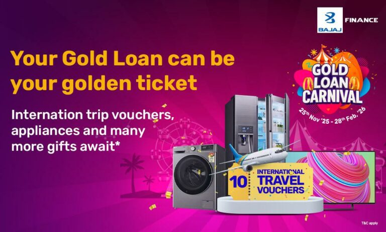 Bajaj Finance announces limited-period gold loan carnival with attractive rates and assured rewards