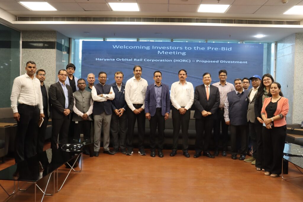 Leading Infrastructure and Logistics Companies Show Strong Interest in HRIDC’s Divestment for Haryana Orbital Rail Project