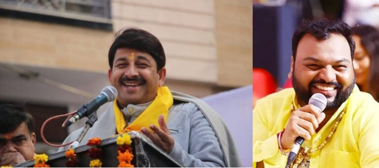 Kanhaiya Mittal and Manoj Tiwari to Perform at a Grand Spiritual Evening at Devipada Ground Borivali, Mumbai.