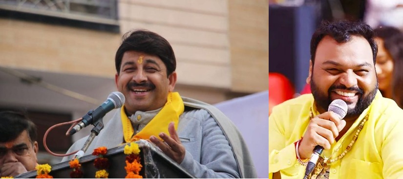 Kanhaiya Mittal and Manoj Tiwari to Perform at a Grand Spiritual Evening at Devipada Ground Borivali, Mumbai.