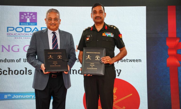 New Scholarship Initiative by Podar International Schools to Support Families of India’s Armed Forces