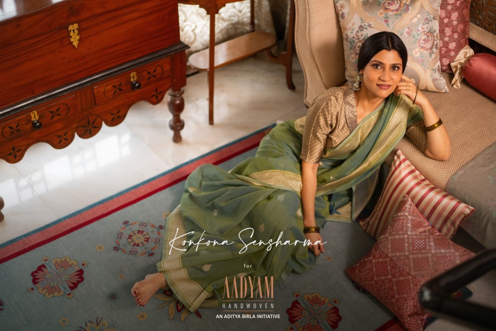 Aadyam Handwoven collaborates with Konkona Sensharma to bolster its efforts on handloom craftsmanship and artisan livelihoods