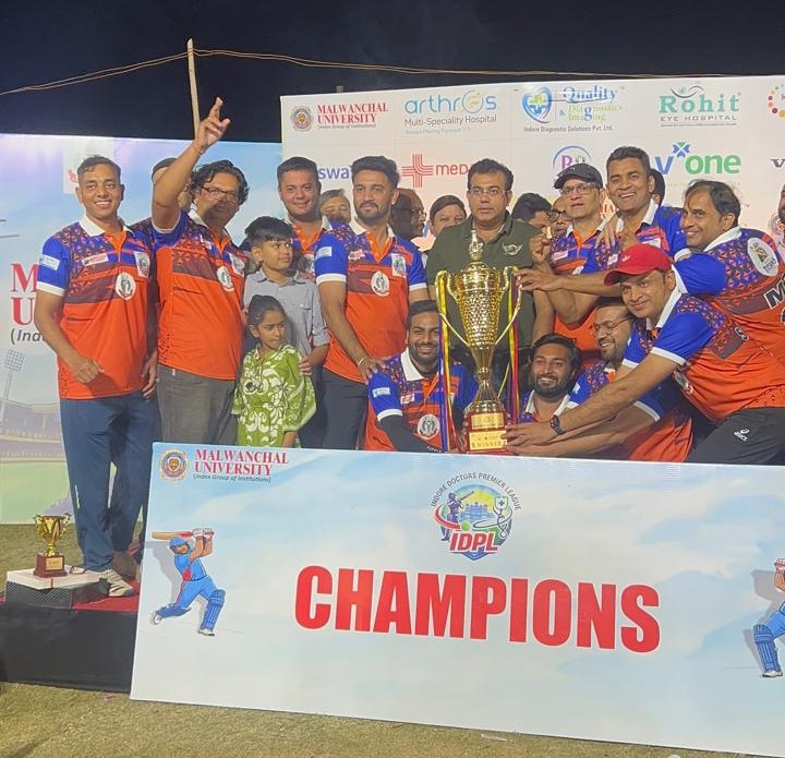 Malwanchal University Sponsors Indore Doctors Premier League Organized by Indore Medical Association