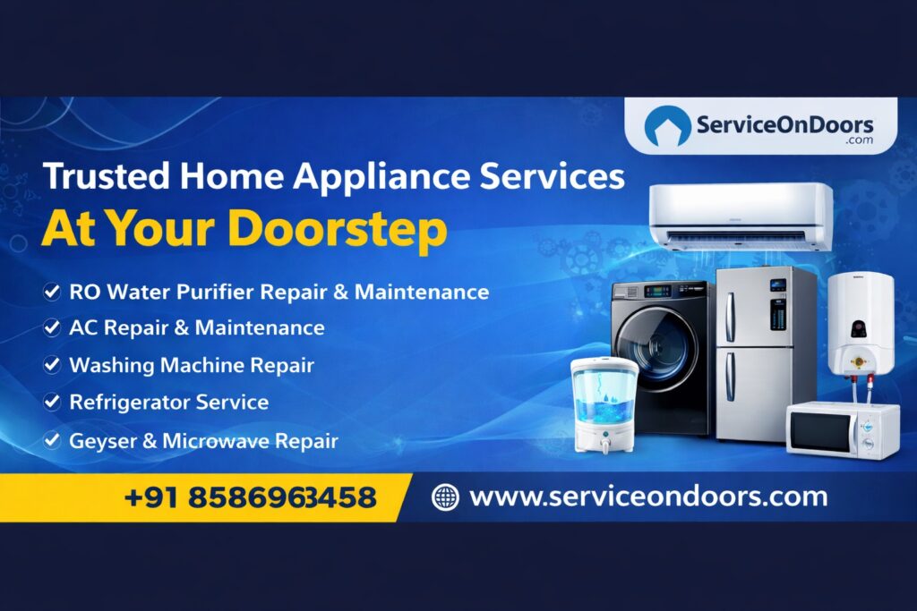 ServiceOnDoors Expands Doorstep Home Appliance Repair Services Across 200+ Cities in India