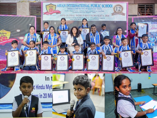 From Academics to Athletics: Asian International Public School Registers Multiple Elite World Records in Bengaluru