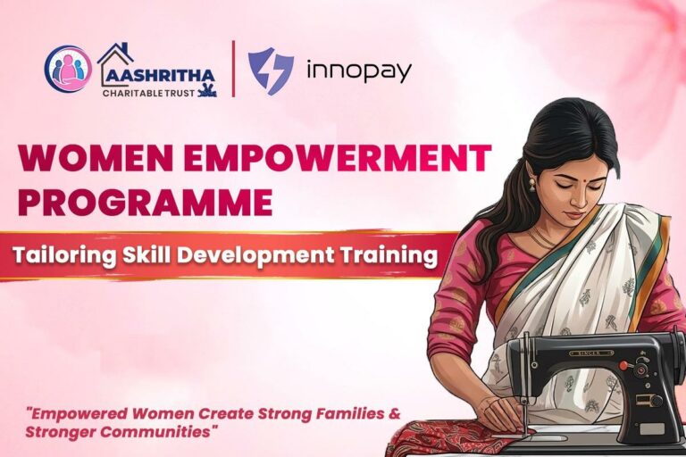 Aashritha Charitable Trust Launches Women Empowerment Tailoring Skill Development Programme with CSR Support from Innopay Technologies Pvt. Ltd.