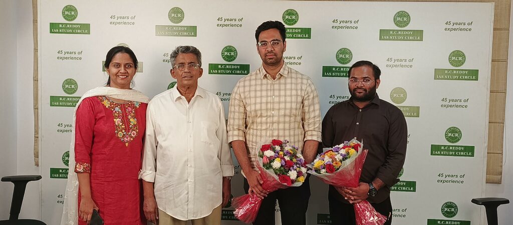 R.C. Reddy IAS Study Circle Produces Over 60 Successful Candidates in UPSC 202