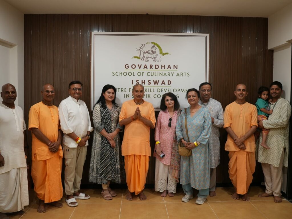 ISKCON Govardhan Ecovillage launches Govardhan School of Culinary Arts, Ishswad Centre for Skill Development in Satvik Cooking