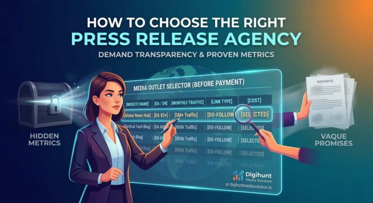 How to Choose the Right Press Release Agency for Your Brand Digihunt Media Solution