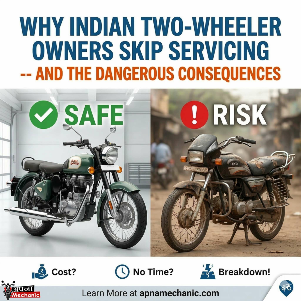 Why Millions of Indian Two-Wheeler Owners Skip Servicing — And the Dangerous Consequences