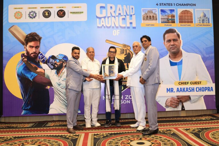 Cricket Icon Aakash Chopra Launches Dream Tennis Cricket League Season 1 North Zone in Kurukshetra