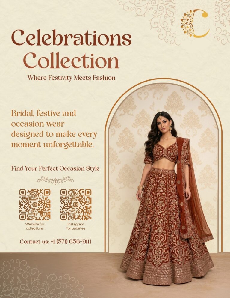 Celebrations Collection Launches Premier Online Destination for Indian Ethnic Wear in the United States
