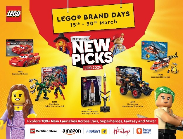 From fantasy worlds to fast cars: Discover 100+ new sets at LEGO® Brand Days 2026