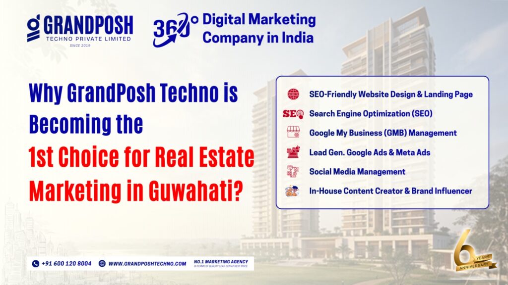 GrandPosh Techno Recognized as a Leading Real Estate Marketing Agency in Guwahati