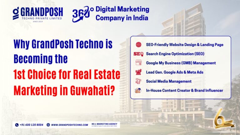 GrandPosh Techno Recognized as a Leading Real Estate Marketing Agency in Guwahati
