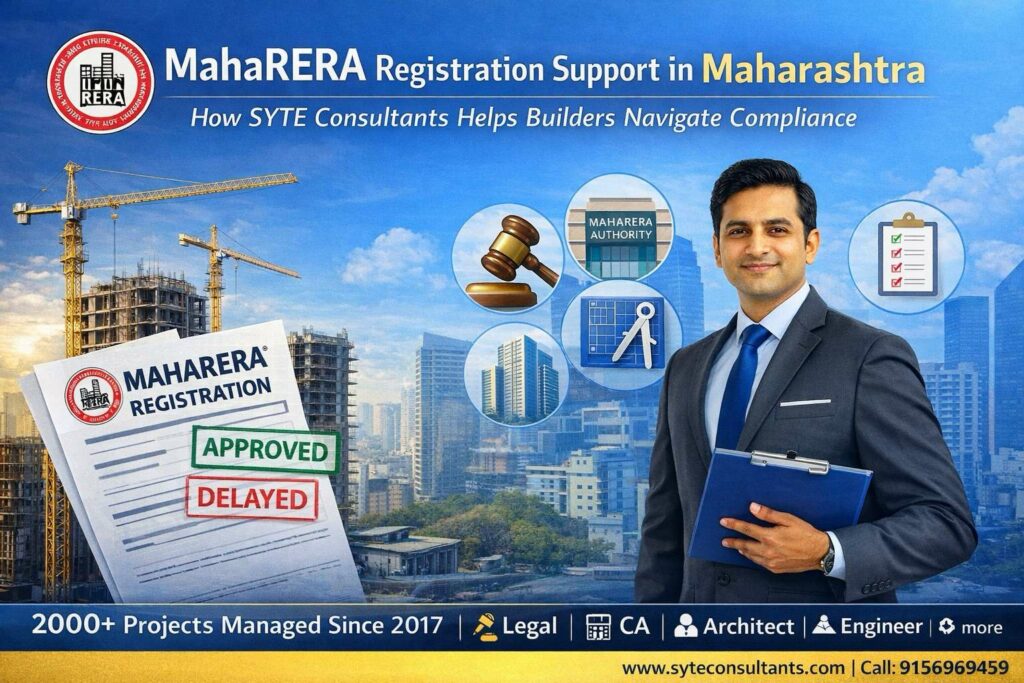 MahaRERA Registration Support in Maharashtra