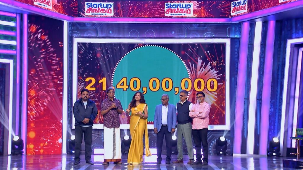 Startup Singam Season 2 Crosses Rs.50.15 Crore in Investment Commitments Within First 8 Episodes; Over Rs.100 Crore Expected This Season