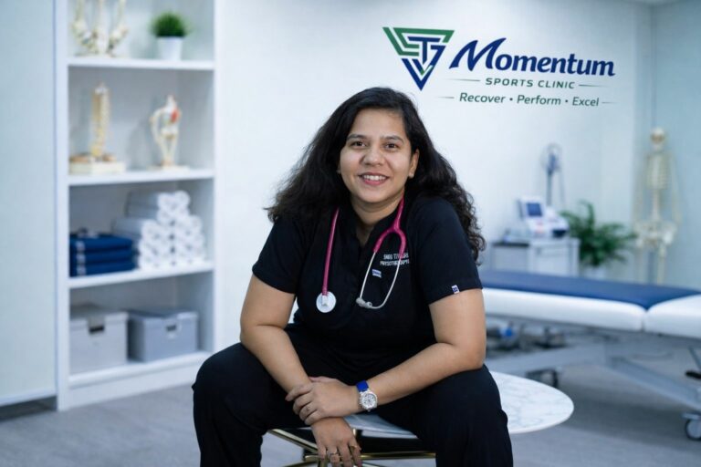 From Injury to Purpose: Dr. Sneha Tiwari’s Mission to Redefine Sports Rehabilitation by relaunching back Momentum sports clinic