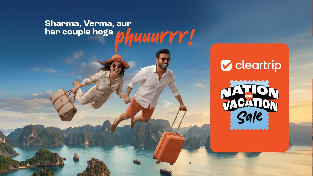 India’s Biggest Travel Flex: Cleartrip’s #NationOnVacation Sale is LIVE with Deals Starting from INR 999*