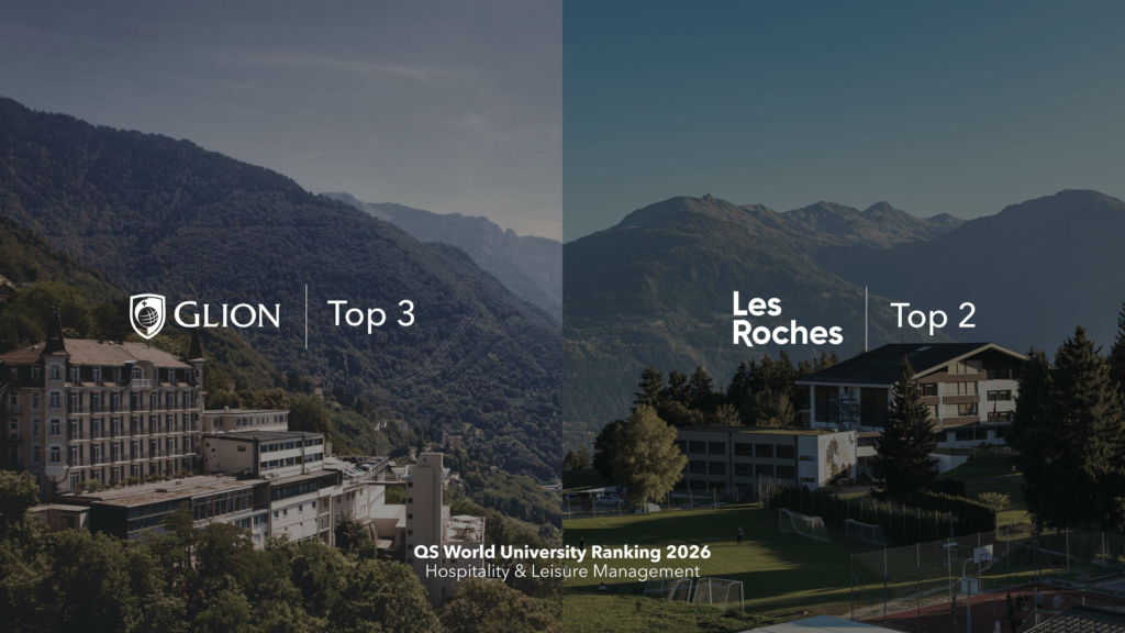Glion and Les Roches lead global hospitality education in the 2026 QS Rankings, setting Sommet Education apart with two top-ranked brands