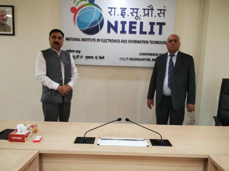 NIELIT and Shri Khushal Das University Sign MoU to Boost Skill Development: AI, Cyber Security and Data Science to Reach Rajasthan