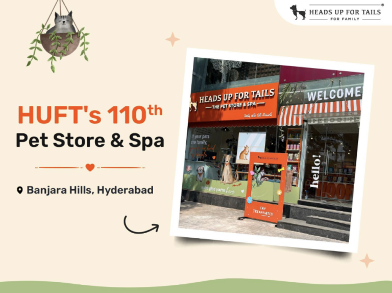 HUFT Accelerates Retail Expansion with their 110th Pet Store & Spa in Banjara Hills, Hyderabad