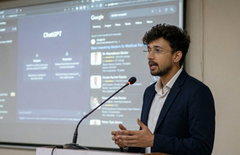 Ranking Doctors Directly Inside ChatGPT and AI Search beyond Google: AI Strategist Sarthak Jain