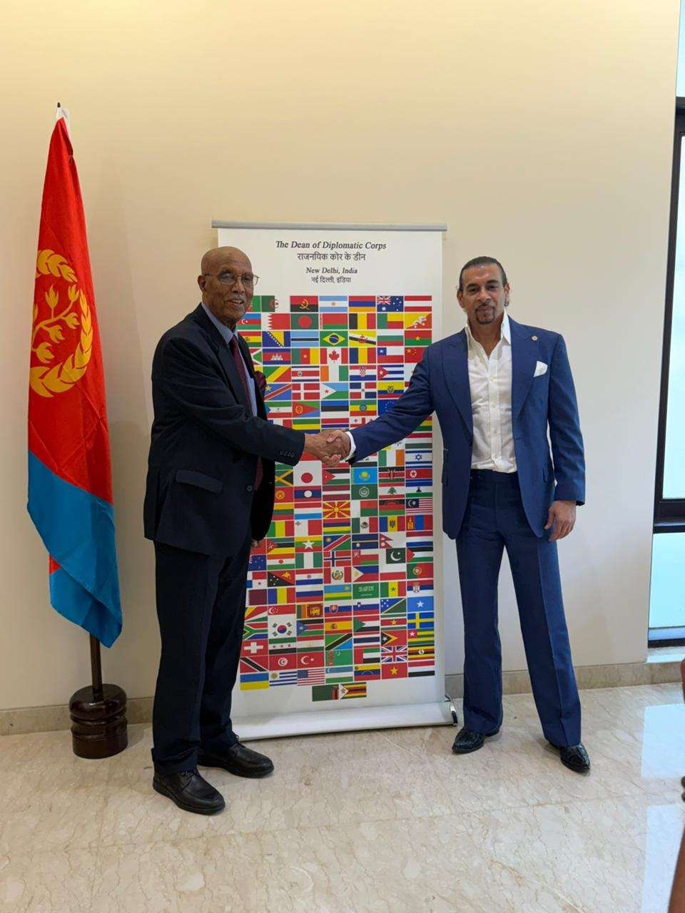 High Commissioner Gurdip Dev Bath Meets Dean of Diplomatic Corps on courtesy call