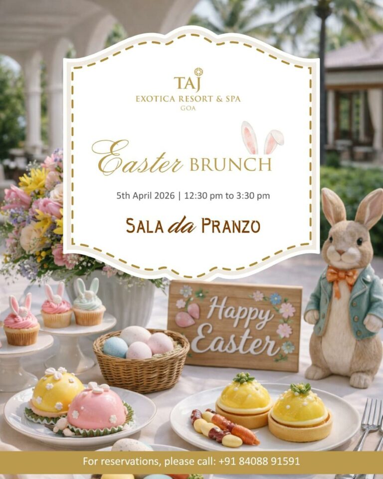 Celebrate Easter in Style at Taj Exotica Resort & Spa, Goa with a Bespoke Family Brunch Experience
