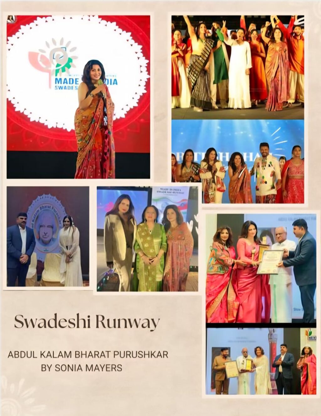 India’s Fashion Icon made her legacy Sonia Mayers Shatters World Records with Epic Made in India Swadeshi Runway season 8 a ( 29 states concept show)