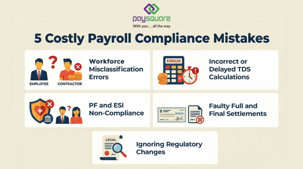 Most Common Payroll Compliance Mistakes Businesses Make and How to Avoid Them
