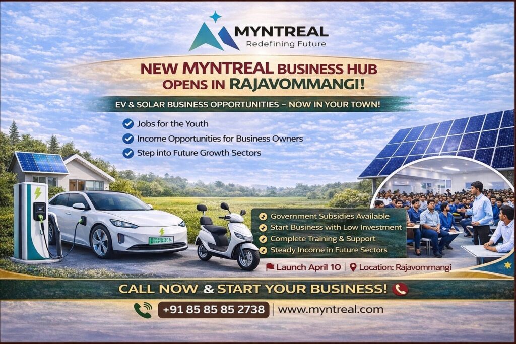 MyntReal Expands Rural Business Network with New Business Launch in Rajavommangi