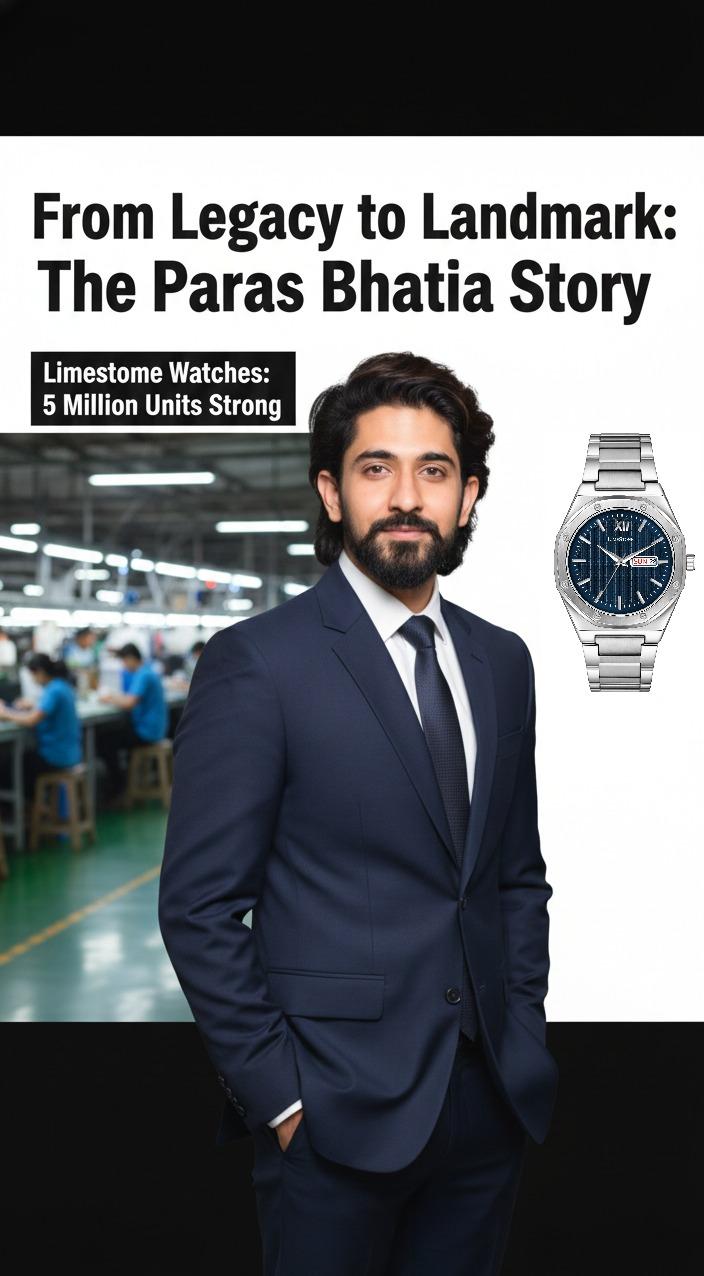From Legacy to Landmark: How Paras Bhatia Built Limestone Watches into a Mass-Market Powerhouse