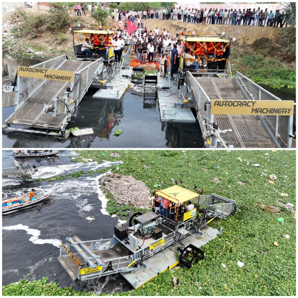 Autocracy Machinery Deploys Advanced Dual-Purpose Weed Harvesters to Strengthen Delhi’s Water Infrastructure