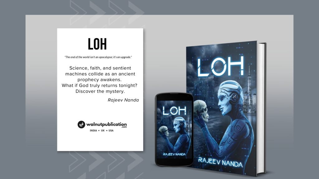Rajeev Nanda’s “LOH” Enters Amazon Top 10, Ranks #8 in Metaphysical Sci-Fi Within Three Months