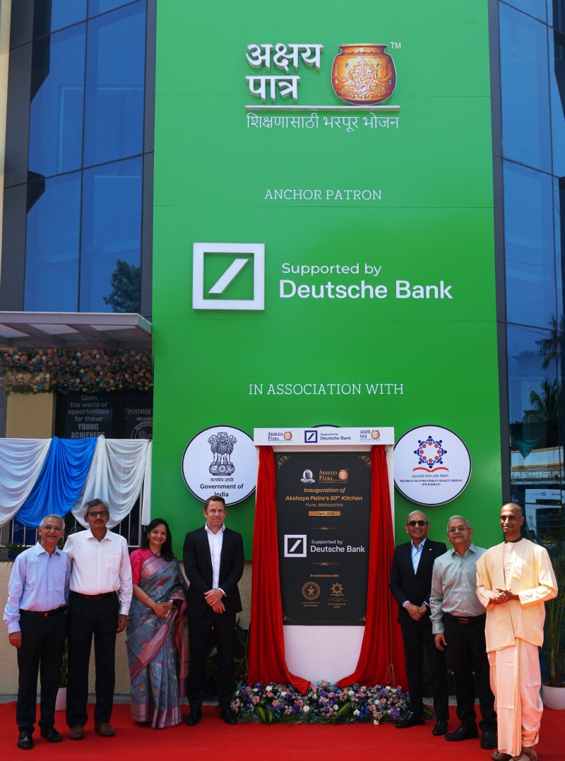 Deutsche Bank and Akshaya Patra Launch Pune Kitchen to Tackle Classroom Hunger