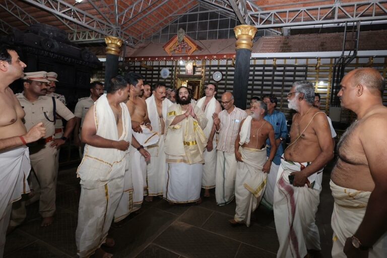 Anant Ambani visits Guruvayur Temple; contributes ₹6 crore in donations, commits ₹12 crore for Rajarajeshwaram restoration; reinforces animal welfare efforts through Vantara