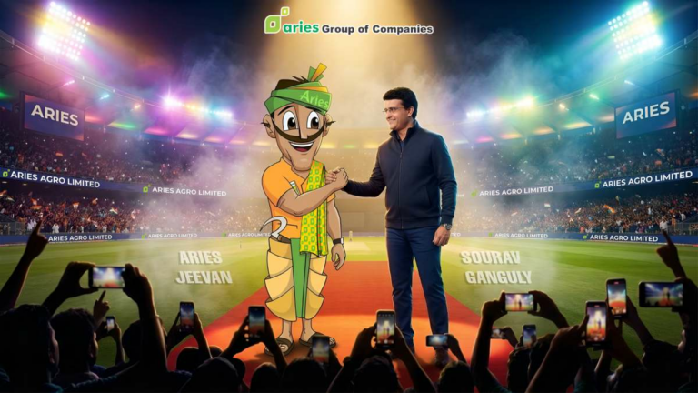 Aries Agro Limited Announces Sourav Ganguly as Brand Champion