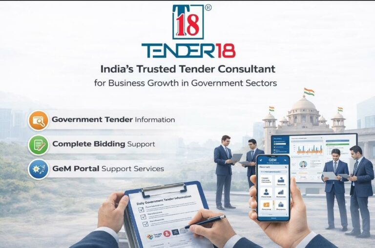 Tender18 Simplifying Government Procurement with Complete Tender Information with Complete Bidding Services for Businesses Across India