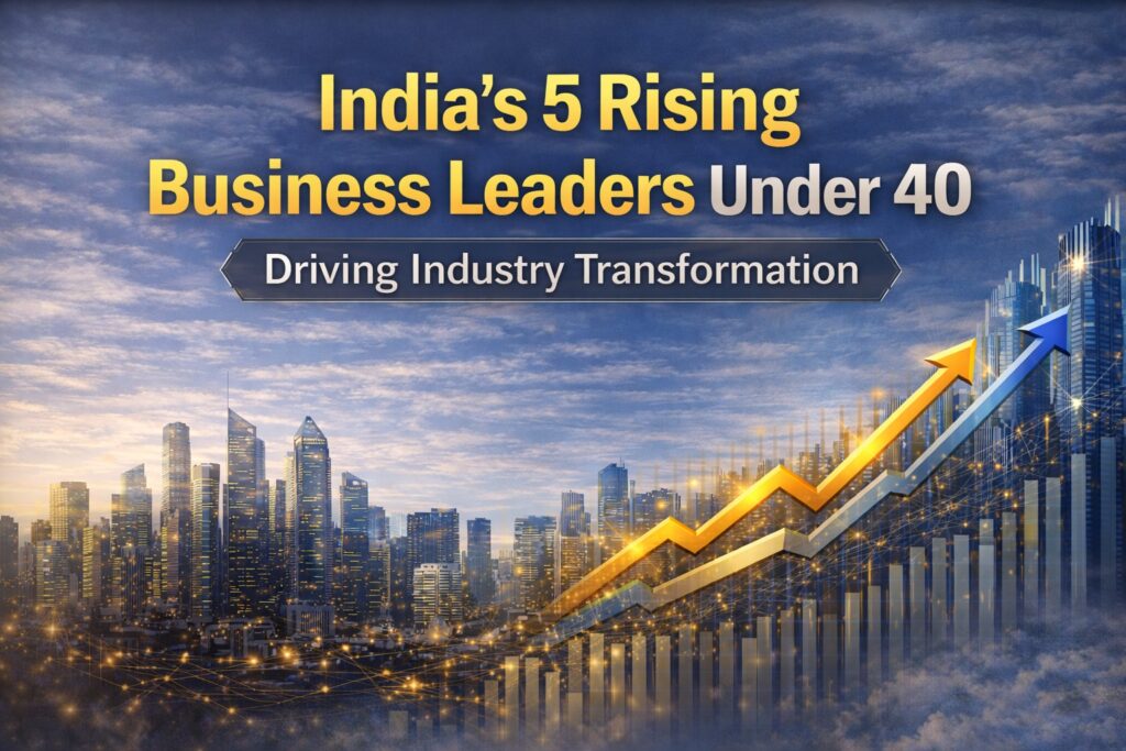 “India’s 5 Rising Business Leaders Under 40 Driving Industry Transformation”