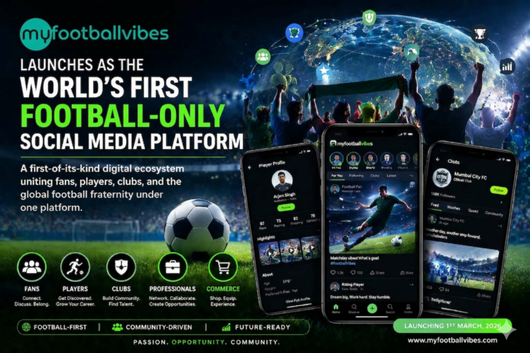 myfootballvibes Launches as the World’s First Football-Only Social Media Platform