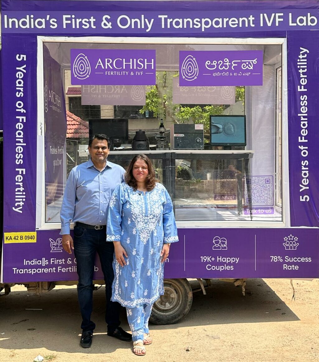 Archish Fertility Celebrates 5 Years with a First-of-its-Kind Transparency on Wheels Campaign Across Bengaluru