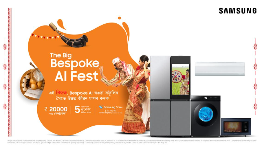Celebrate Bihu with Samsung: Bring Home Bespoke AI  Appliances & Unlock Assured Rewards