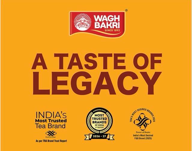 Double accolades for Wagh Bakri: Most Trusted Tea Brand, Most Desired F&B Brand