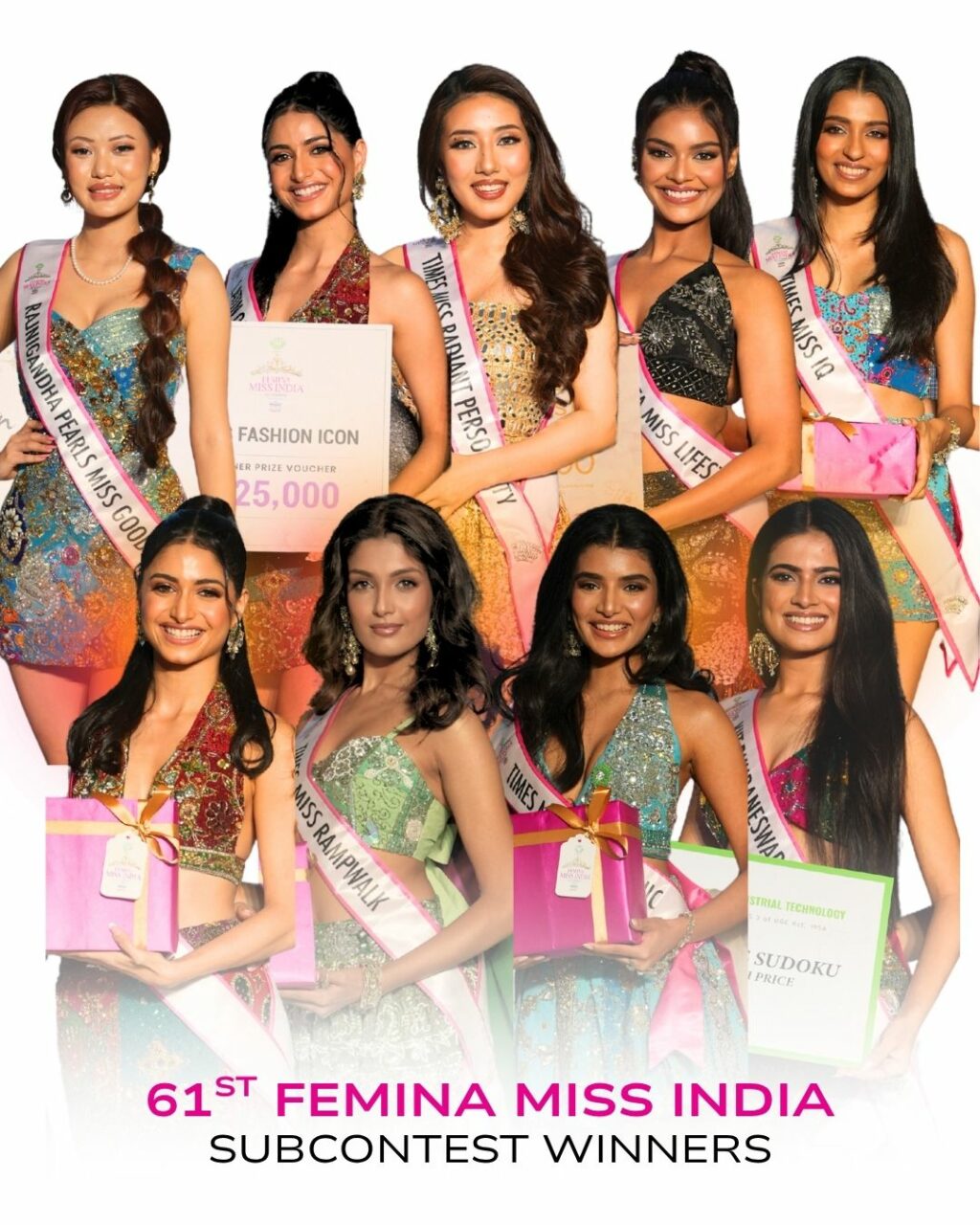 Mumbai Glitters as the 61st Femina Miss India Awards Night Celebrates Beauty, Talent, and Legacy